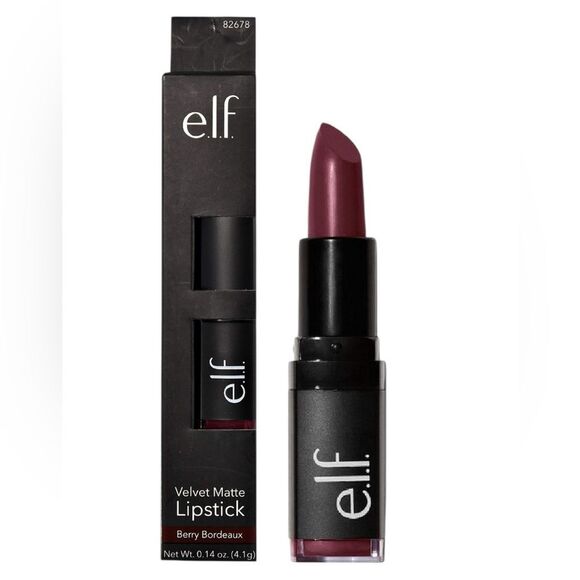 ELF Velvet Matte Lipstick Berry Bordeaux New In Package NIP - Picture 1 of 5